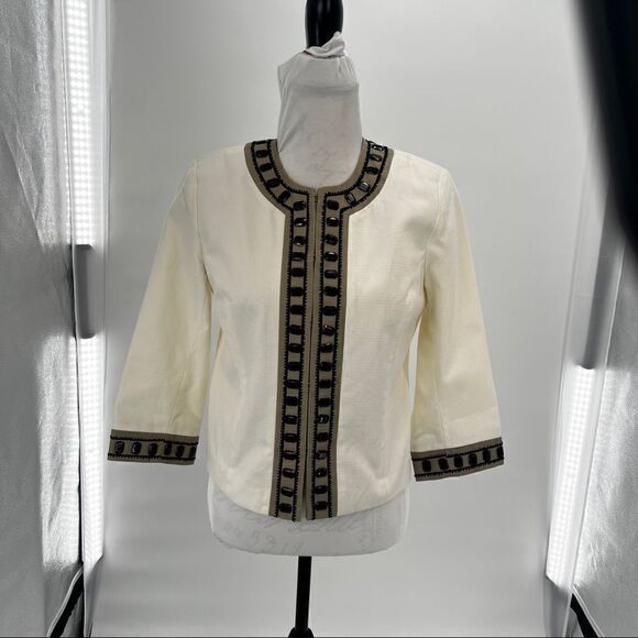 Silk land jacket / blazer - Picture 2 of 12